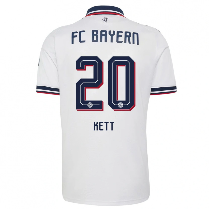 Danxen Homem Camisola Franziska Kett #20 Cinza Branco Vermelho Alternativa 2026/27 Camisa Brasil