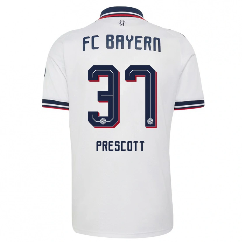 Danxen Homem Camisola Leonard Prescott #37 Cinza Branco Vermelho Alternativa 2026/27 Camisa Brasil
