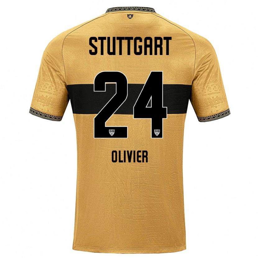 Danxen Homem Camisola Christopher Olivier #24 Marrom Preto Branco Alternativa 2026/27 Camisa Brasil