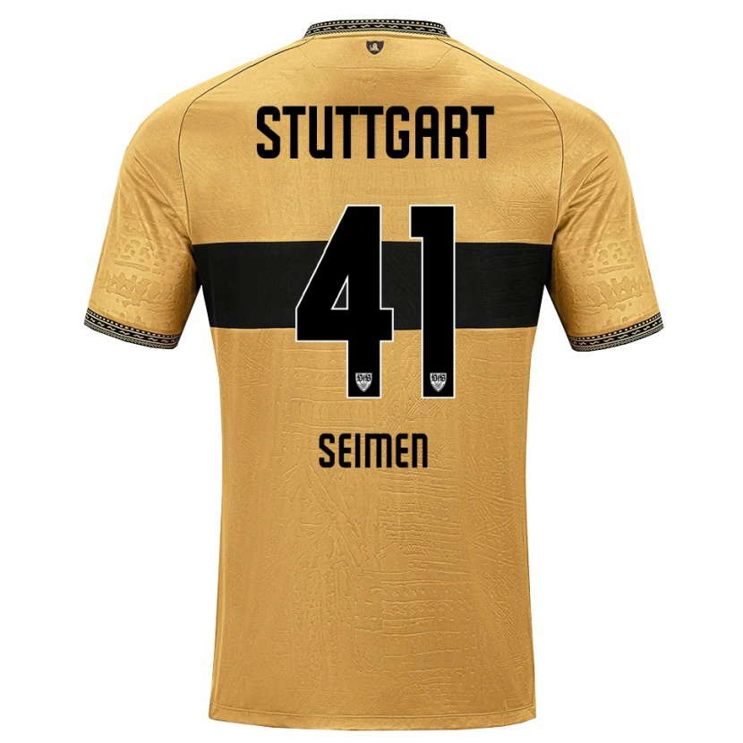 Danxen Homem Camisola Dennis Seimen #41 Marrom Preto Branco Alternativa 2026/27 Camisa Brasil