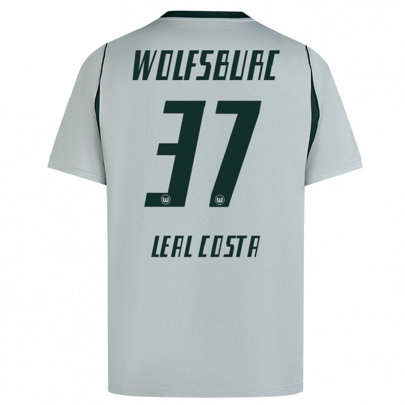 Danxen Homem Camisola David Leal Costa #37 Cinza Verde Alternativa 2026/27 Camisa Brasil