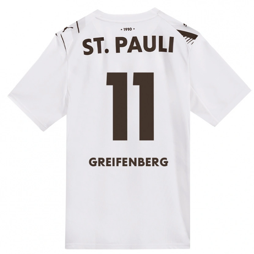 Danxen Homem Camisola Ann-Sophie Greifenberg #11 Café Branco Vermelho Alternativa 2026/27 Camisa Brasil