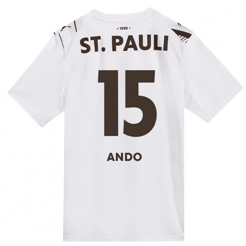 Danxen Homem Camisola Tomoya Ando #15 Café Branco Vermelho Alternativa 2026/27 Camisa Brasil