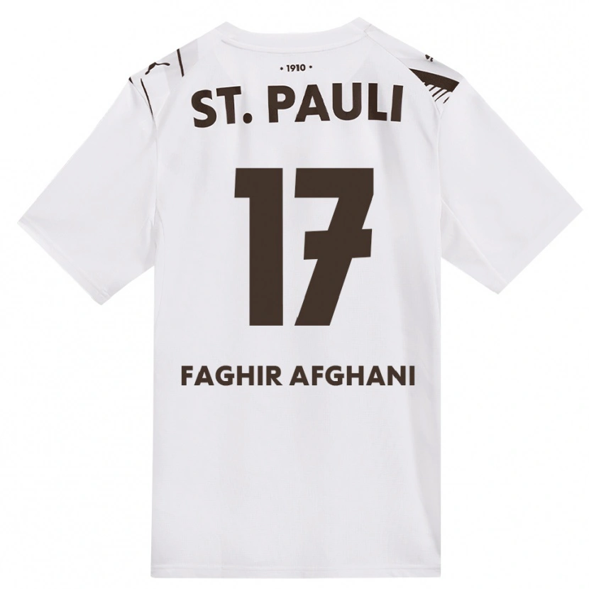 Danxen Homem Camisola Younan Faghir Afghani #17 Café Branco Vermelho Alternativa 2026/27 Camisa Brasil