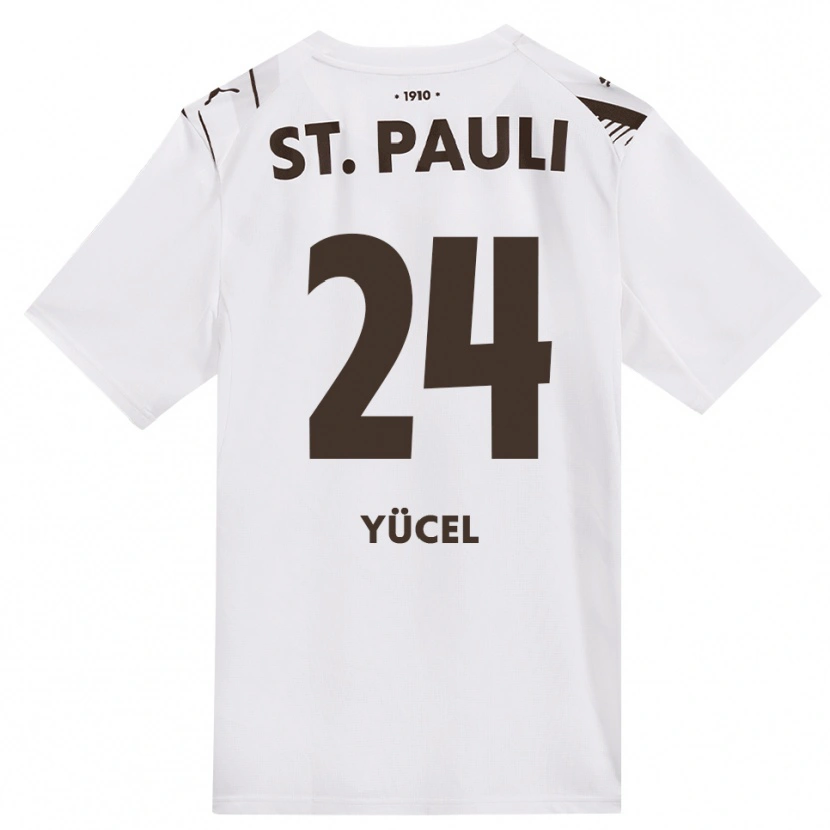 Danxen Homem Camisola Simon Yücel #24 Café Branco Vermelho Alternativa 2026/27 Camisa Brasil
