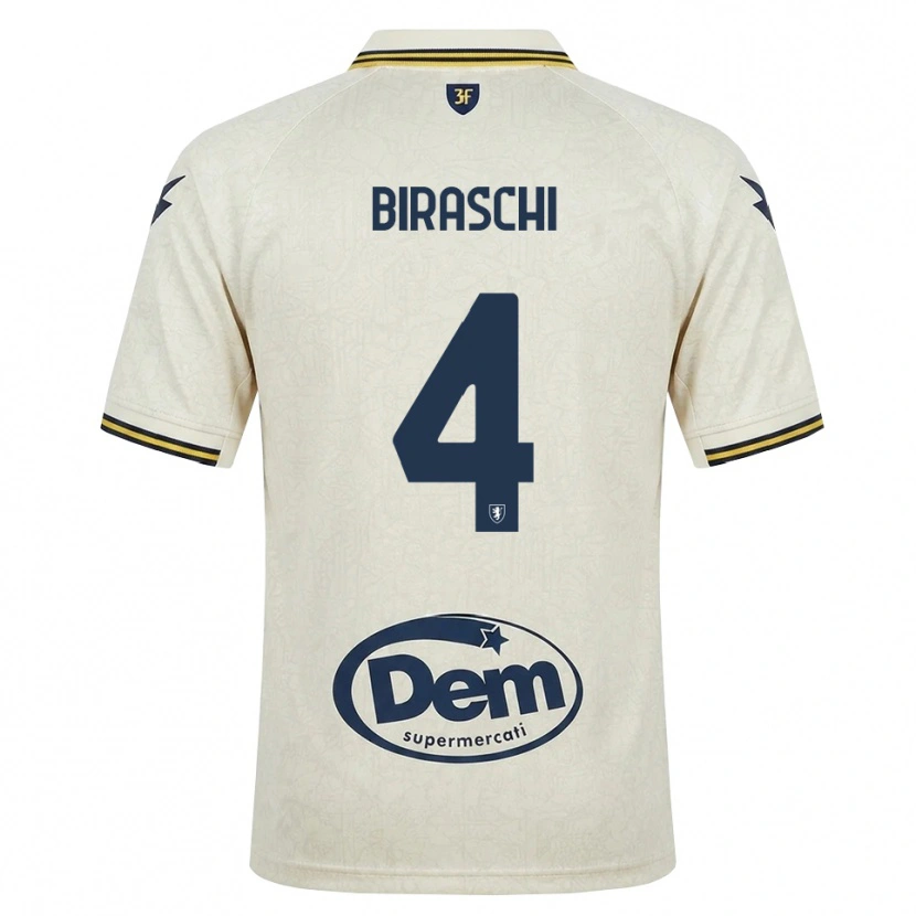 Danxen Homem Camisola Davide Biraschi #4 Amarelo Renda Velha Preto Alternativa 2026/27 Camisa Brasil