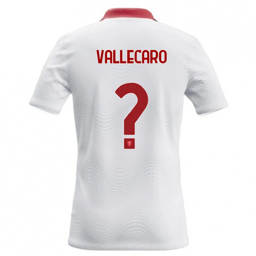 Danxen Homem Camisola Christian Vallecaro #0 Branco Vermelho Alternativa 2026/27 Camisa Brasil