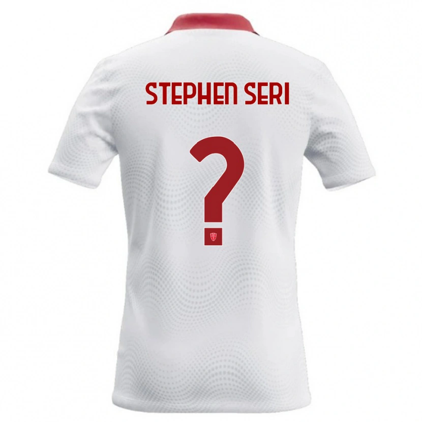 Danxen Homem Camisola Ange Stephen Seri #0 Branco Vermelho Alternativa 2026/27 Camisa Brasil