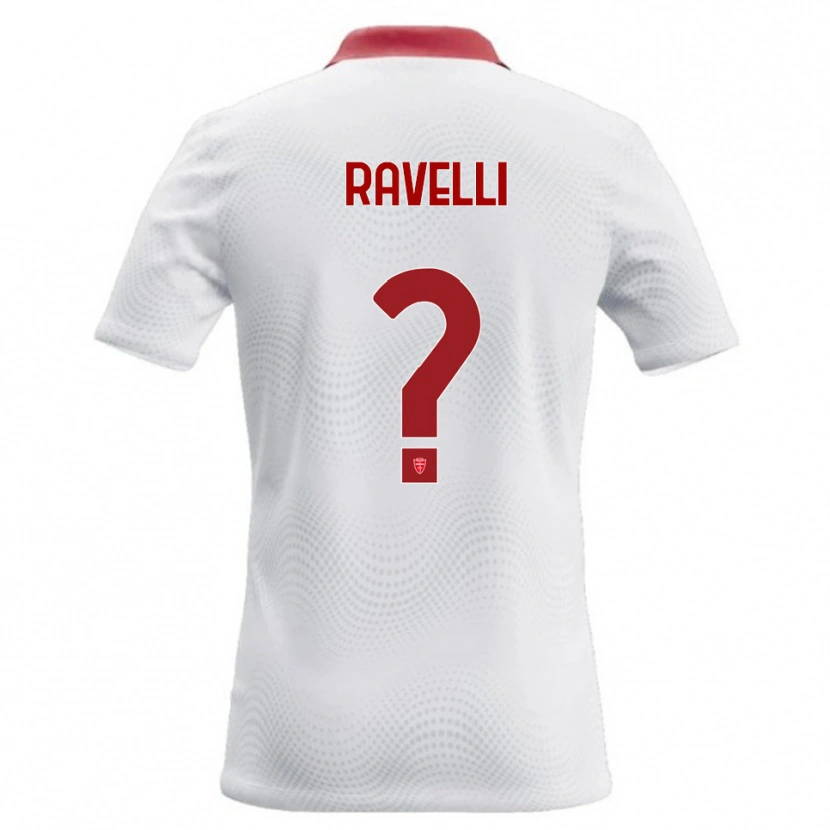 Danxen Homem Camisola Etienne Ravelli #0 Branco Vermelho Alternativa 2026/27 Camisa Brasil