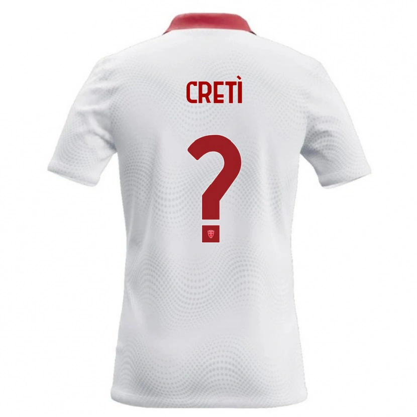Danxen Homem Camisola Pantaleo Cretì #0 Branco Vermelho Alternativa 2026/27 Camisa Brasil