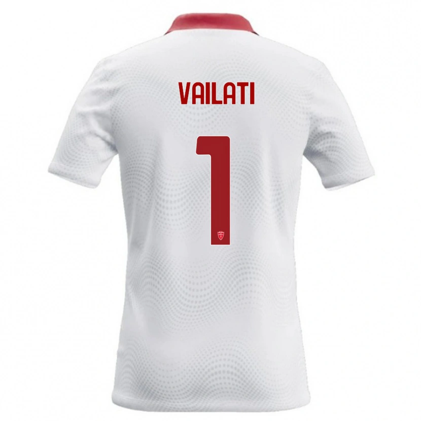 Danxen Homem Camisola Andrea Vailati #1 Branco Vermelho Alternativa 2026/27 Camisa Brasil