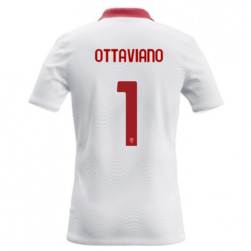 Danxen Homem Camisola Alessandro Ottaviano #1 Branco Vermelho Alternativa 2026/27 Camisa Brasil