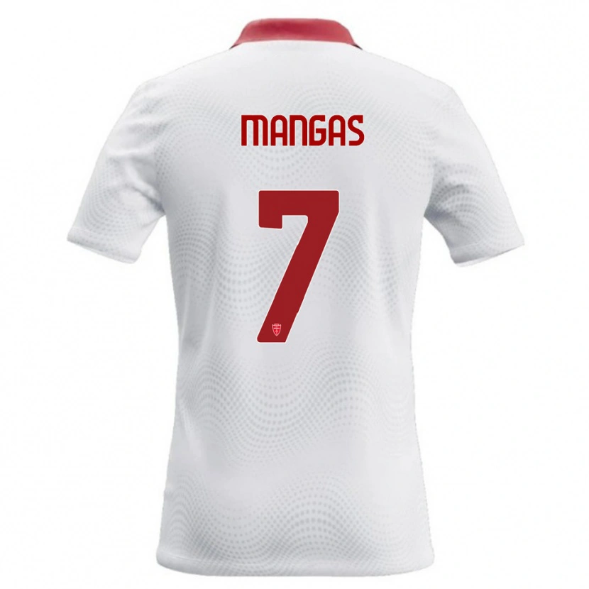 Danxen Homem Camisola Ricardo Mangas #7 Branco Vermelho Alternativa 2026/27 Camisa Brasil