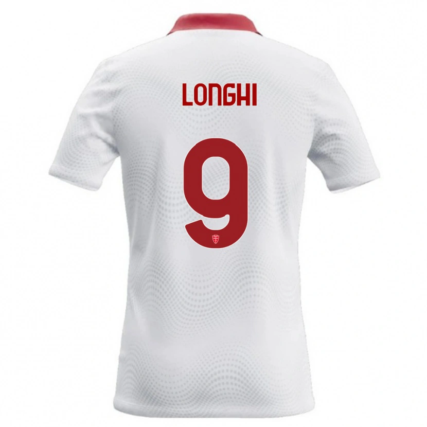 Danxen Homem Camisola Jordan Longhi #9 Branco Vermelho Alternativa 2026/27 Camisa Brasil