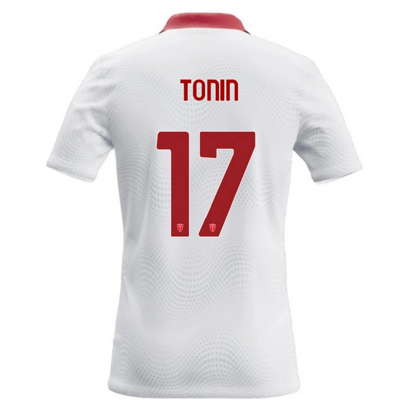 Danxen Homem Camisola Andrea Tonin #17 Branco Vermelho Alternativa 2026/27 Camisa Brasil