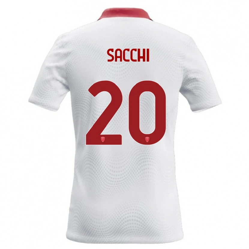 Danxen Homem Camisola Riccardo Sacchi #20 Branco Vermelho Alternativa 2026/27 Camisa Brasil