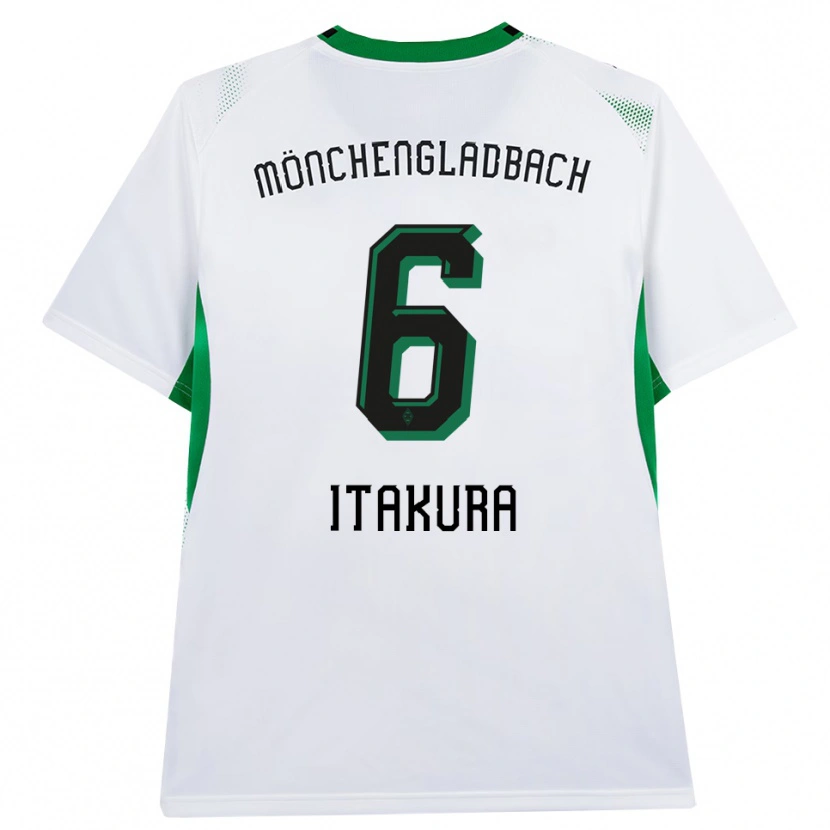 Danxen Mulher Camisola Ko Itakura #6 Branco Verde Preto Principal 2026/27 Camisa Brasil