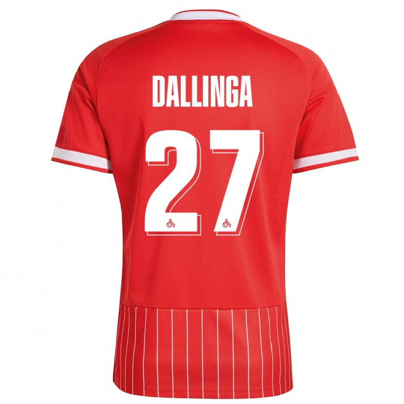 Danxen Mulher Camisola Thijs Dallinga #27 Vermelho Branco Verde Alternativa 2026/27 Camisa Brasil