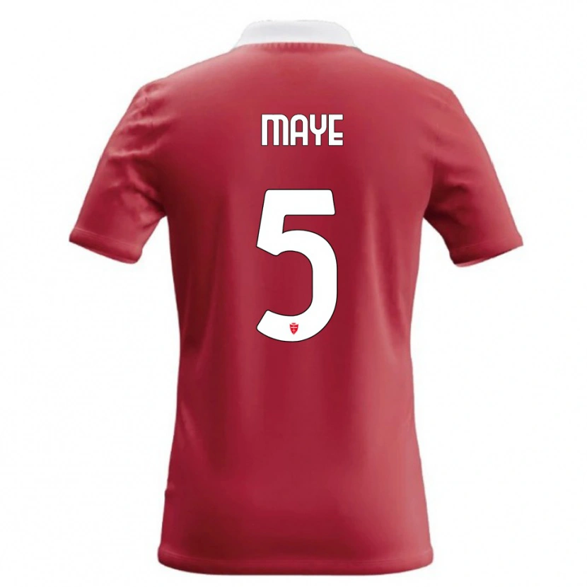 Danxen Mulher Camisola Yvan Maye #5 Vermelho Branco Principal 2026/27 Camisa Brasil