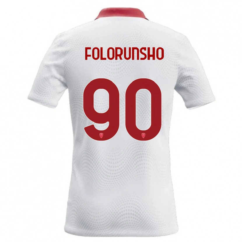Danxen Mulher Camisola Michael Folorunsho #90 Branco Vermelho Alternativa 2026/27 Camisa Brasil