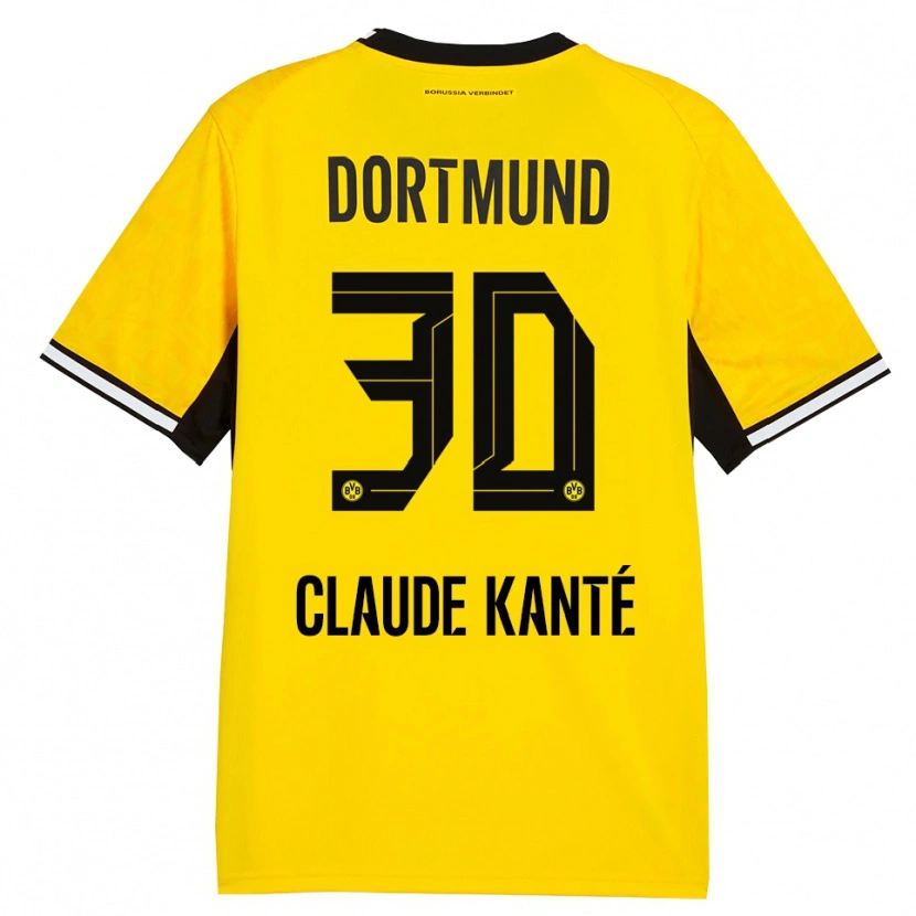 Danxen Mulher Camisola Liam Claude Kanté #30 Amarelo Preto Branco Principal 2026/27 Camisa Brasil