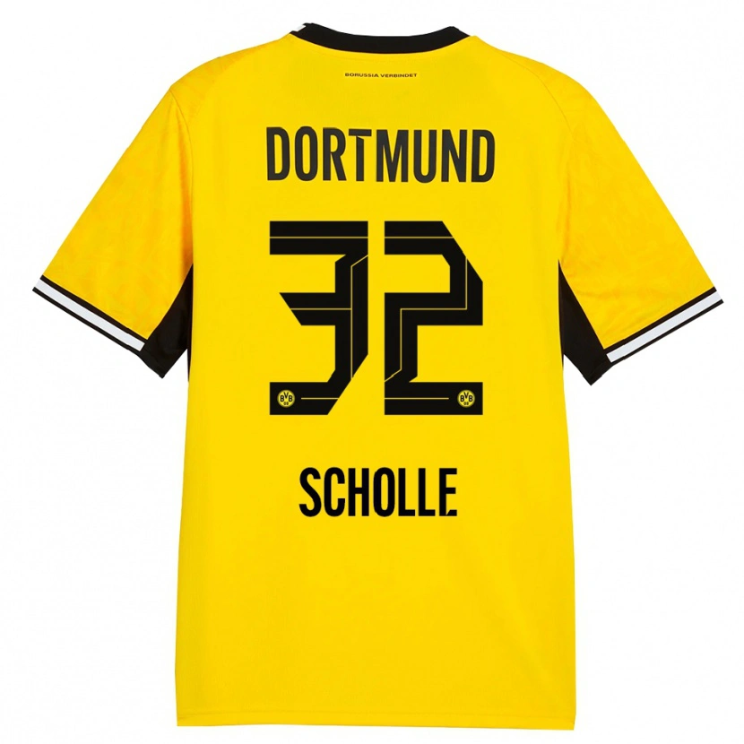 Danxen Mulher Camisola Mia Scholle #32 Amarelo Preto Branco Principal 2026/27 Camisa Brasil
