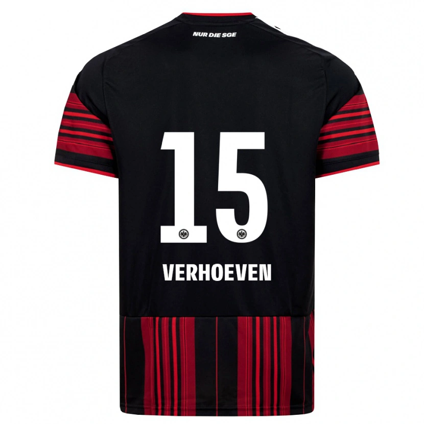 Danxen Mulher Camisola Raphael Verhoeven #15 Preto Vermelho Branco Principal 2026/27 Camisa Brasil