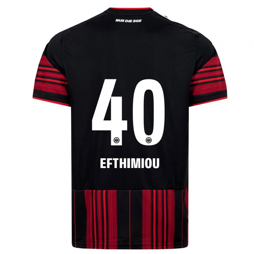 Danxen Mulher Camisola Sissis Efthimiou #40 Preto Vermelho Branco Principal 2026/27 Camisa Brasil