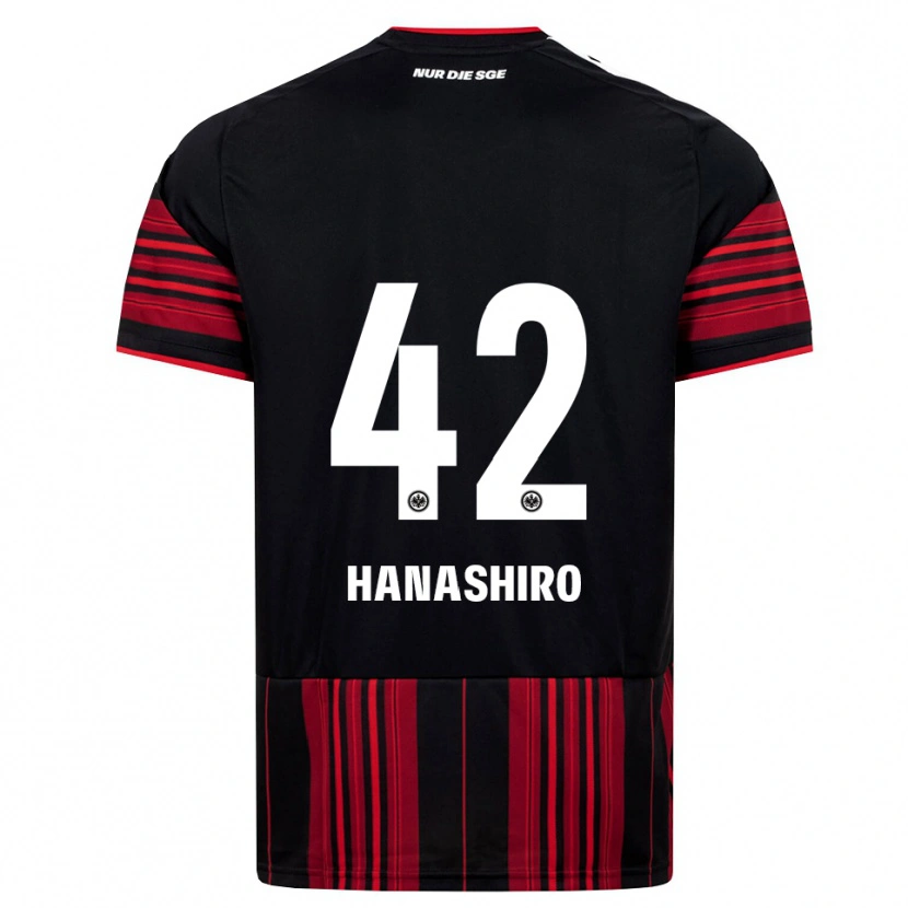 Danxen Mulher Camisola Rinto Hanashiro #42 Preto Vermelho Branco Principal 2026/27 Camisa Brasil