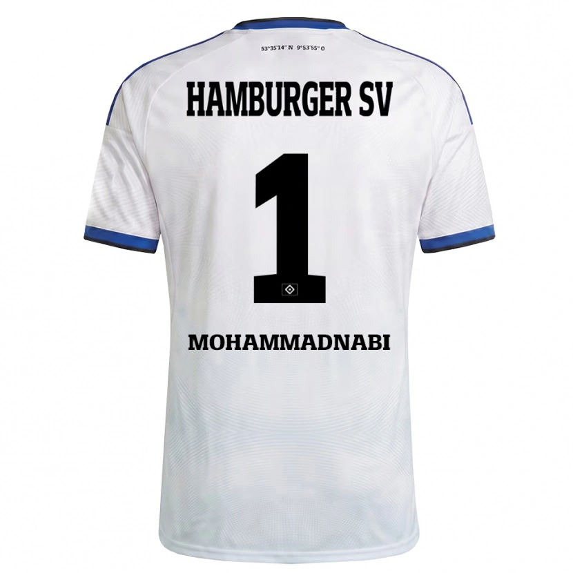 Danxen Mulher Camisola Benjamin Mohammadnabi #1 Branco Preto Azul Principal 2026/27 Camisa Brasil
