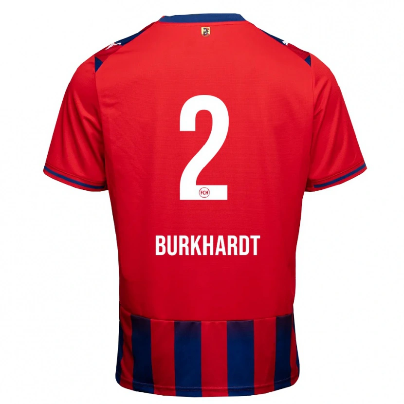 Danxen Mulher Camisola Hannes Burkhardt #2 Azul Real Branco Vermelho Principal 2026/27 Camisa Brasil