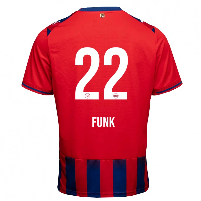 Danxen Mulher Camisola Sebastian Funk #22 Azul Real Branco Vermelho Principal 2026/27 Camisa Brasil