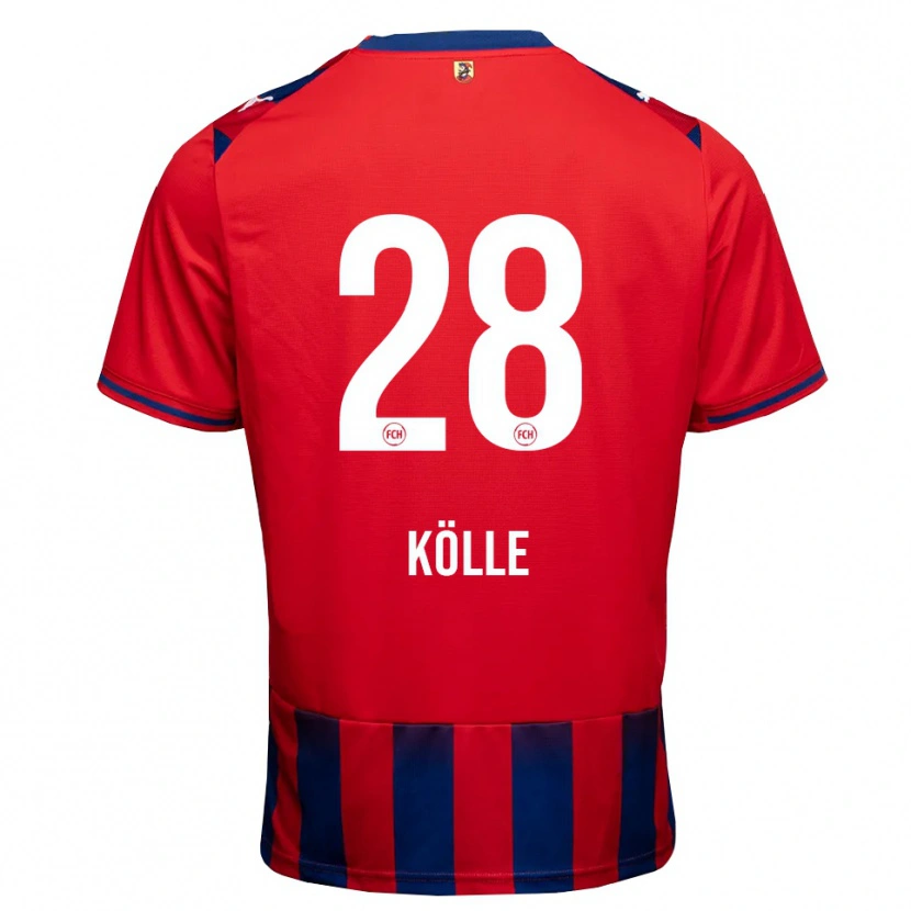 Danxen Mulher Camisola Adam Kölle #28 Azul Real Branco Vermelho Principal 2026/27 Camisa Brasil