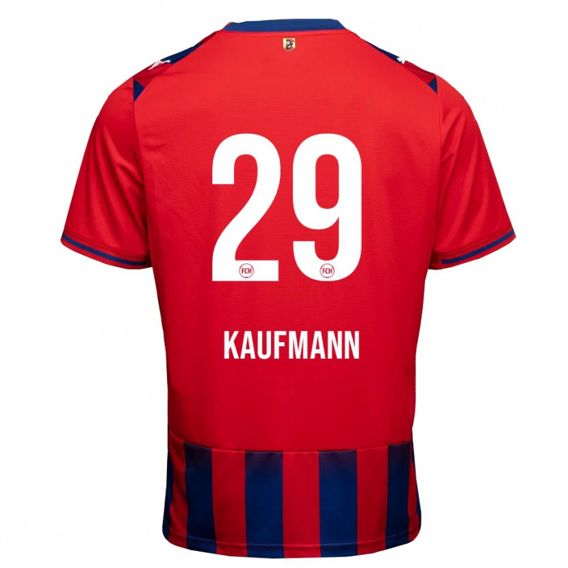 Danxen Mulher Camisola Mikkel Kaufmann #29 Azul Real Branco Vermelho Principal 2026/27 Camisa Brasil