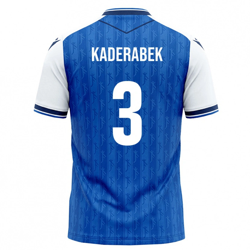 Danxen Mulher Camisola Pavel Kaderabek #3 Azul Real Branco Principal 2026/27 Camisa Brasil