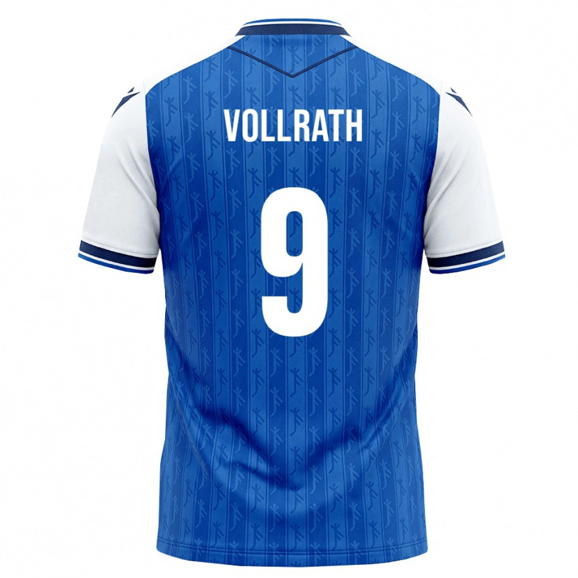 Danxen Mulher Camisola Lucas Vollrath #9 Azul Real Branco Principal 2026/27 Camisa Brasil