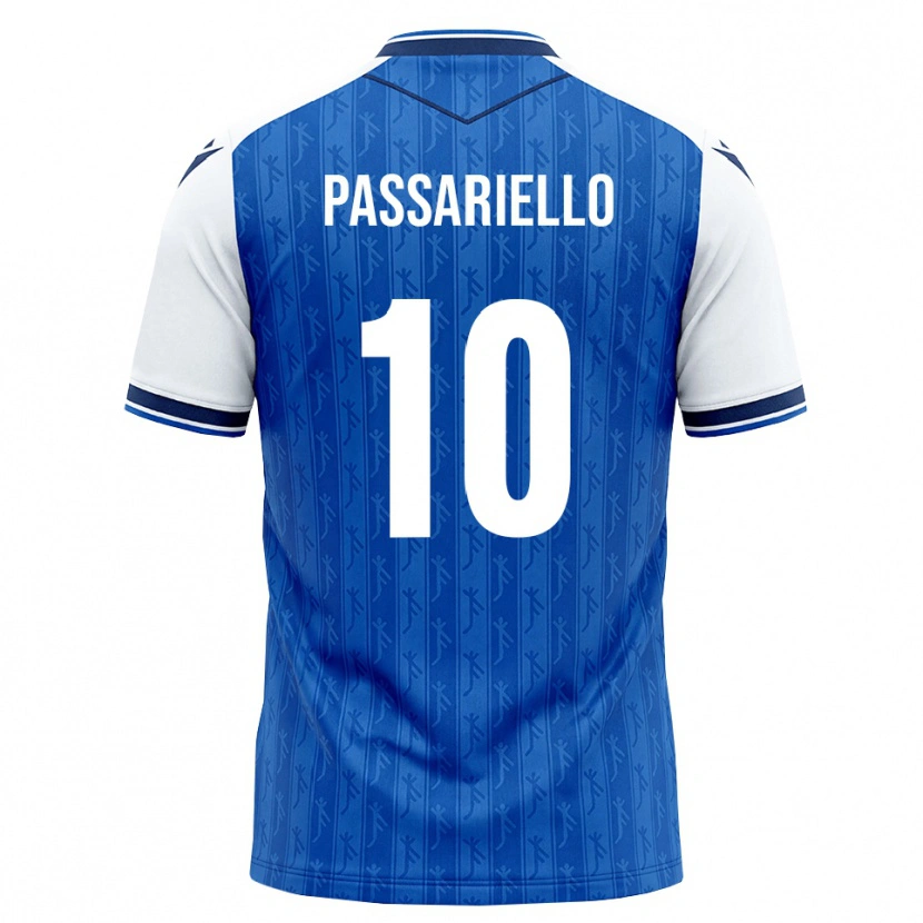 Danxen Mulher Camisola Samuel Passariello #10 Azul Real Branco Principal 2026/27 Camisa Brasil