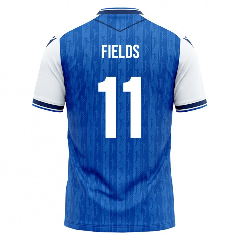 Danxen Mulher Camisola Jykese Fields #11 Azul Real Branco Principal 2026/27 Camisa Brasil