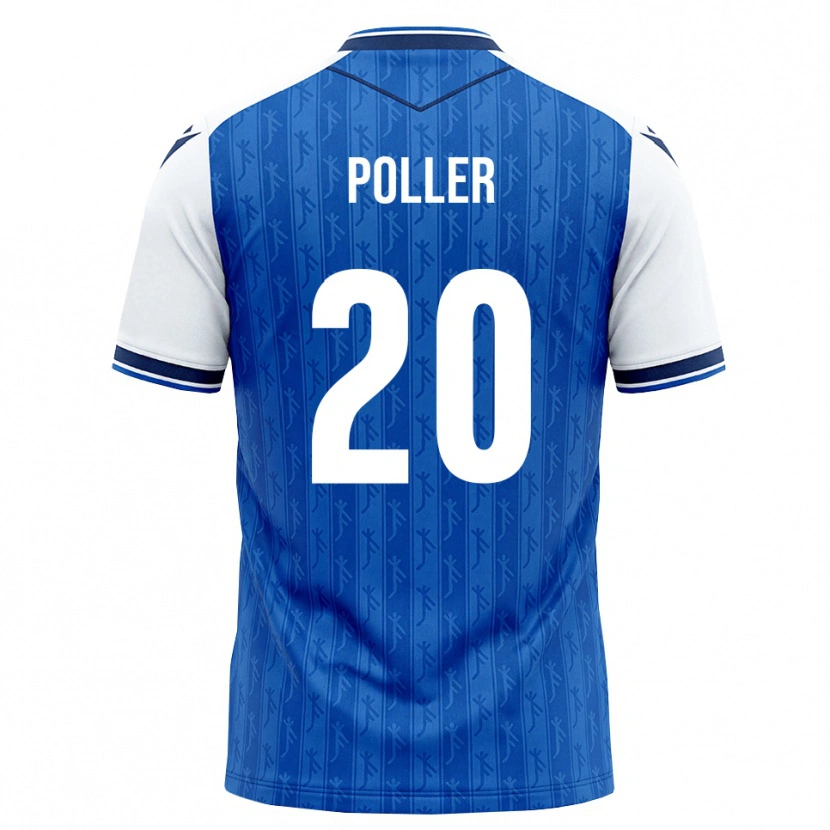 Danxen Mulher Camisola Tiago Poller #20 Azul Real Branco Principal 2026/27 Camisa Brasil