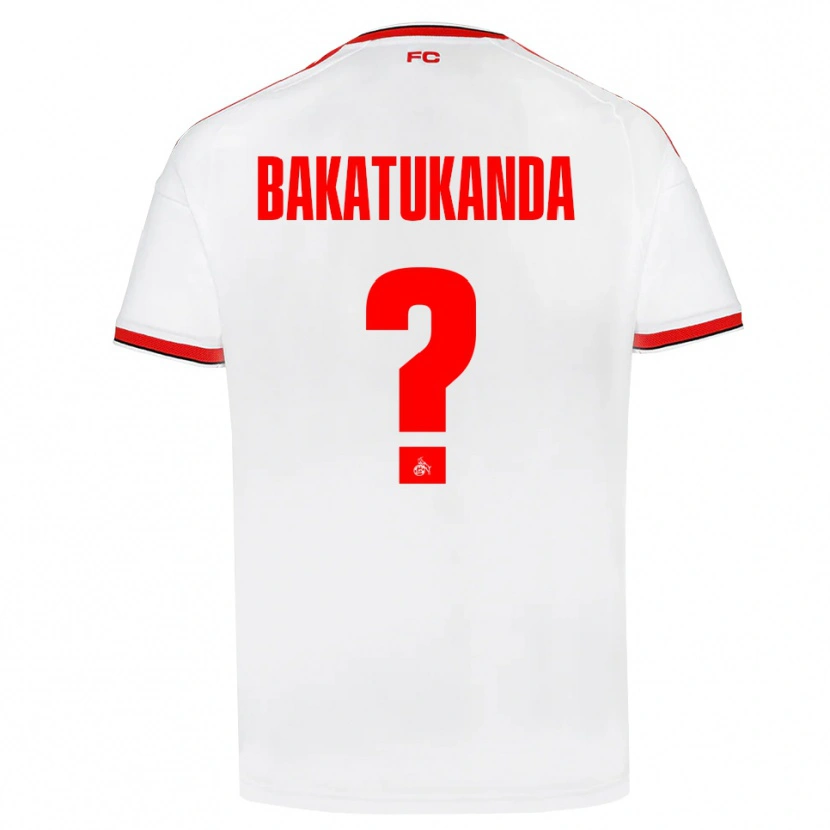 Danxen Mulher Camisola Elias Bakatukanda #0 Branco Vermelho Preto Principal 2026/27 Camisa Brasil