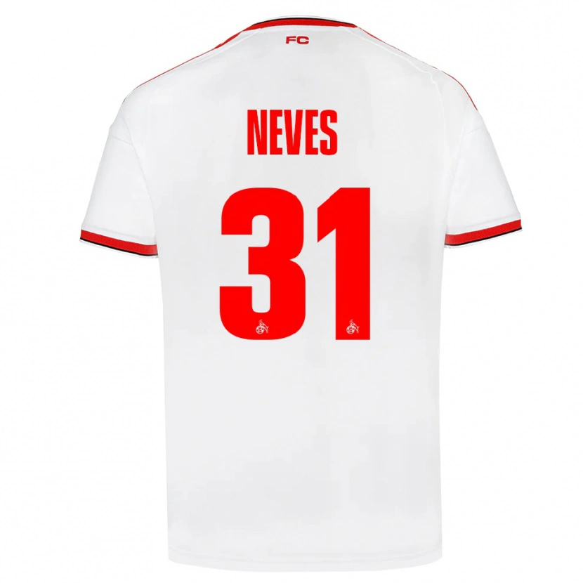 Danxen Mulher Camisola Gil Neves #31 Branco Vermelho Preto Principal 2026/27 Camisa Brasil