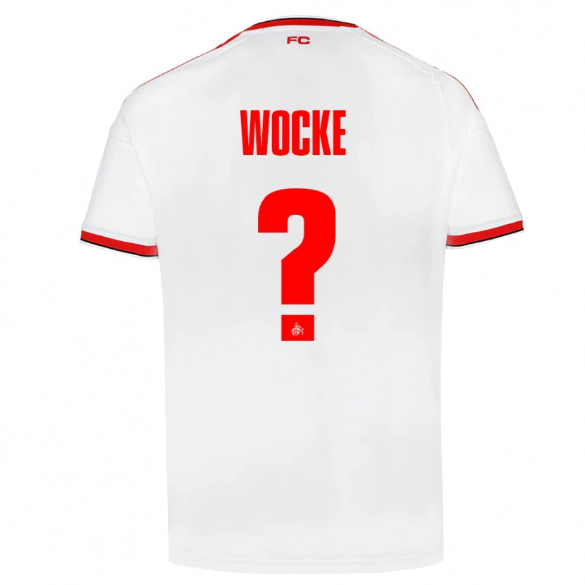 Danxen Mulher Camisola Lukas Wocke #0 Branco Vermelho Preto Principal 2026/27 Camisa Brasil