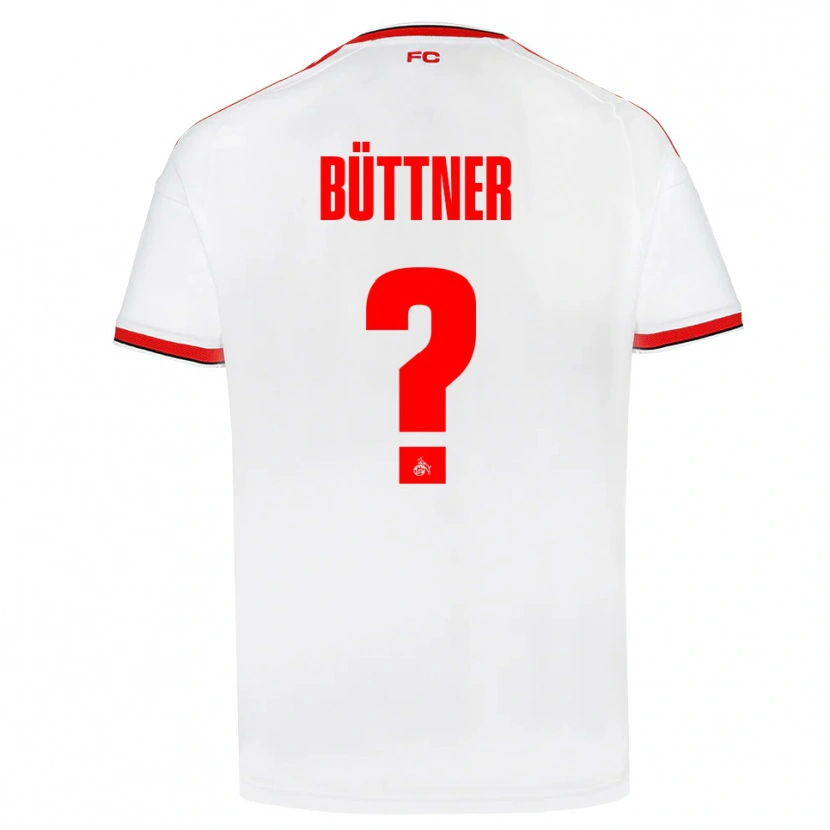 Danxen Mulher Camisola Lasse Büttner #0 Branco Vermelho Preto Principal 2026/27 Camisa Brasil
