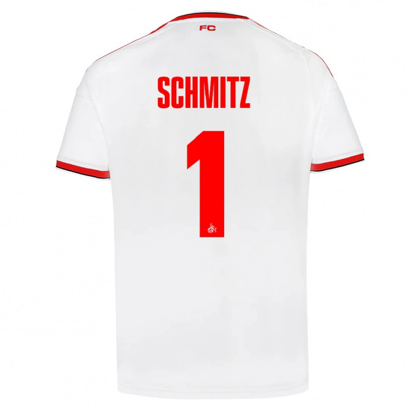 Danxen Mulher Camisola Lisa Schmitz #1 Branco Vermelho Preto Principal 2026/27 Camisa Brasil