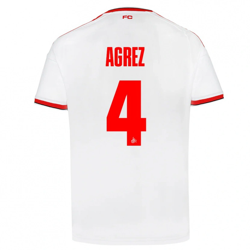 Danxen Mulher Camisola Sara Agrež #4 Branco Vermelho Preto Principal 2026/27 Camisa Brasil