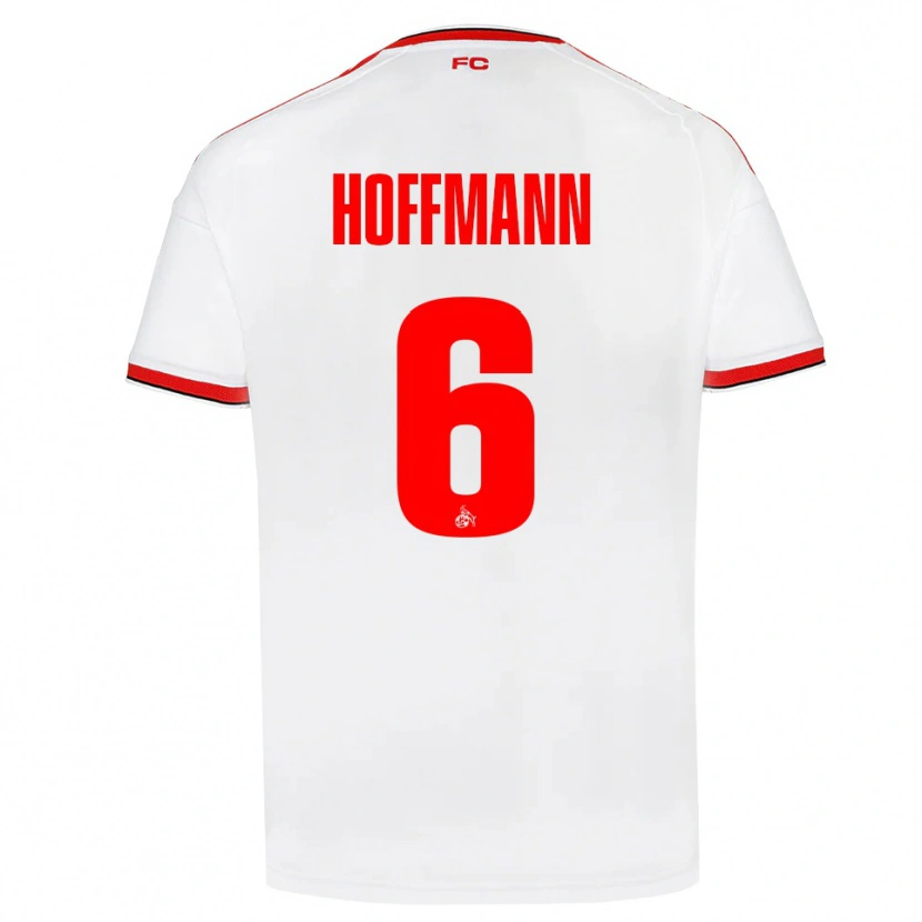 Danxen Mulher Camisola Niklas Hoffmann #6 Branco Vermelho Preto Principal 2026/27 Camisa Brasil