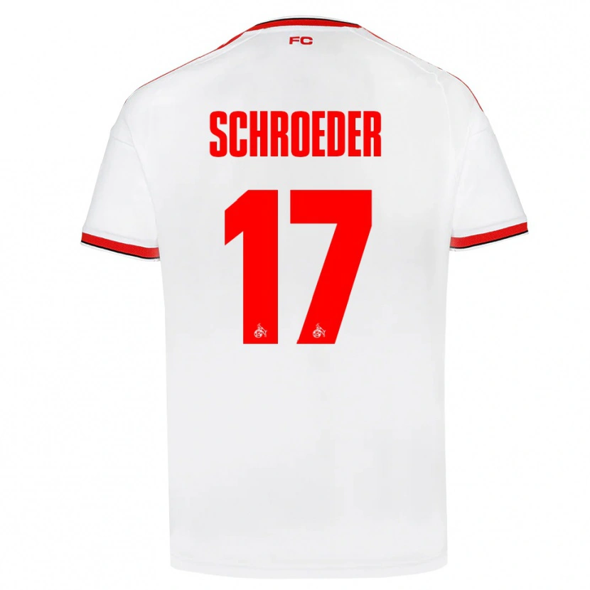 Danxen Mulher Camisola Alexander Schroeder #17 Branco Vermelho Preto Principal 2026/27 Camisa Brasil