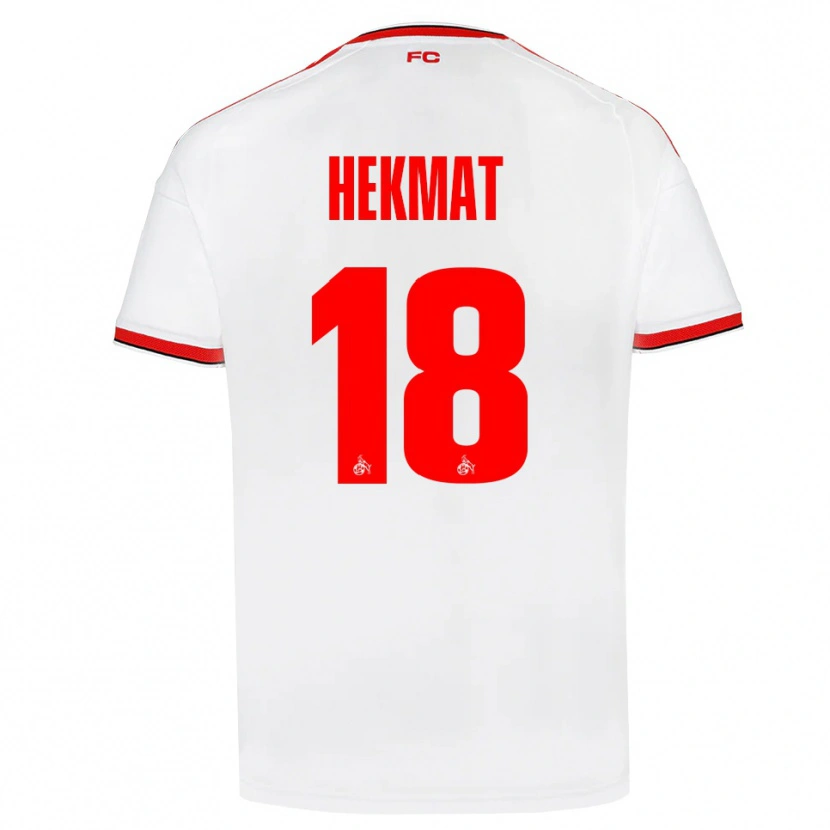 Danxen Mulher Camisola Kian Hekmat #18 Branco Vermelho Preto Principal 2026/27 Camisa Brasil