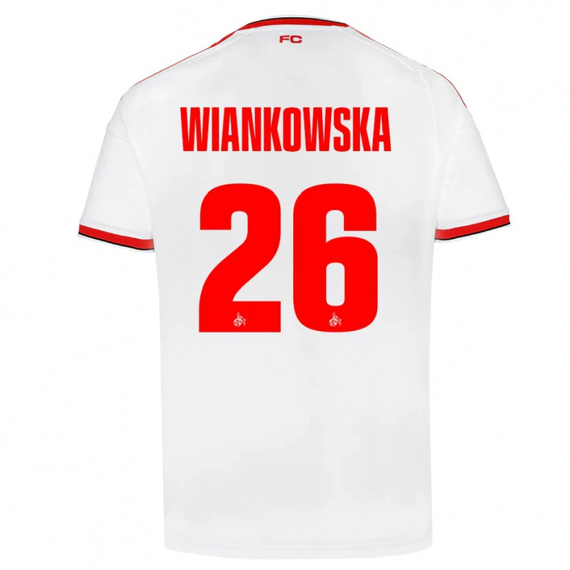 Danxen Mulher Camisola Martyna Wiankow­ska #26 Branco Vermelho Preto Principal 2026/27 Camisa Brasil