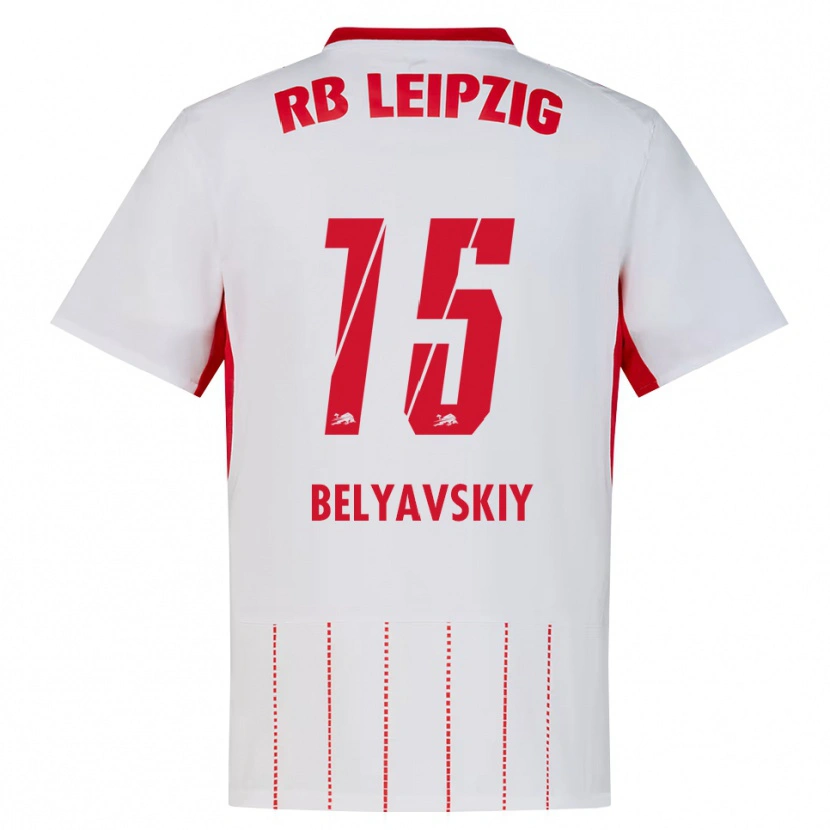 Danxen Mulher Camisola David Belyavskiy #15 Vermelho Branco Amarelo Principal 2026/27 Camisa Brasil